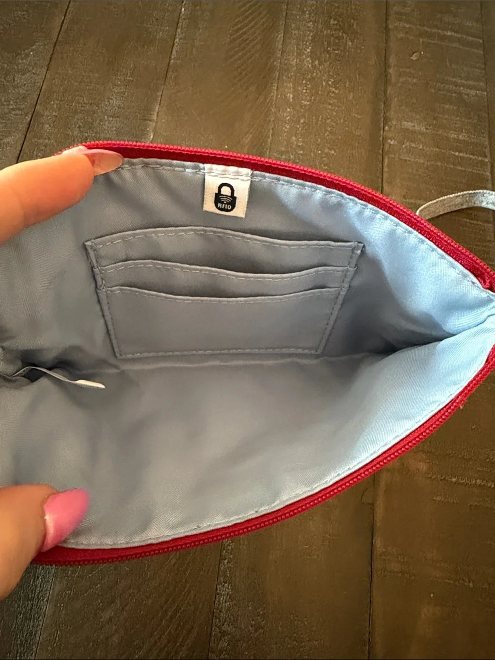 Baggallini gray rfid